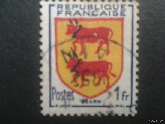 Франция 1951 герб Беарна