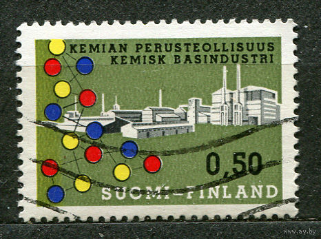 Химическая промышленность. Финляндия. 1970. Полная серия 1 марка