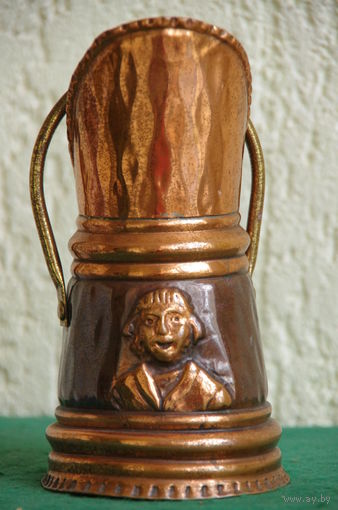 Зольник медь , латунь   18,5 см