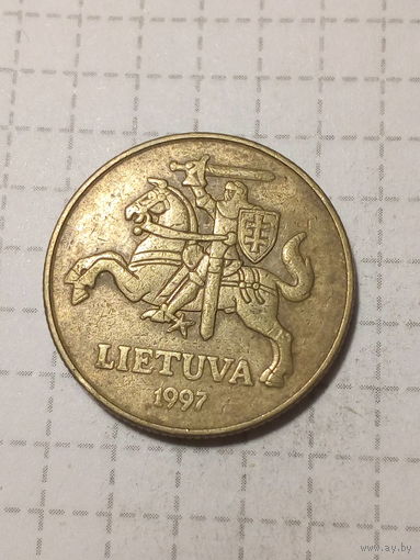 50 центов Литва 1997 год