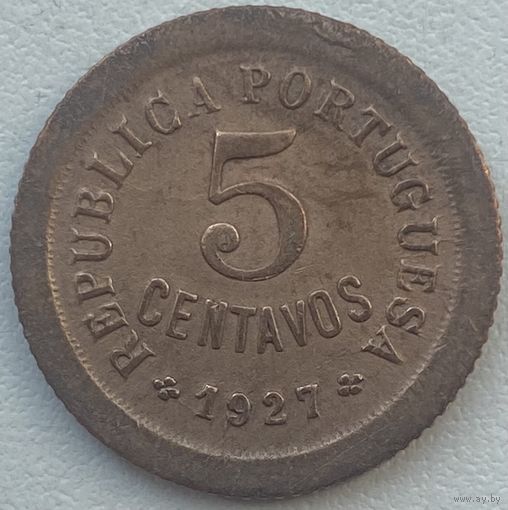 Португалия 5 сентаво 1927 г.