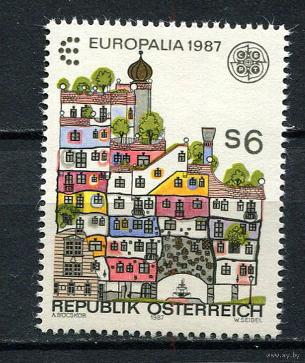 Австрия - 1987 - Европа (C.E.P.T) - Архитектура - [Mi. 1876] - полная серия - 1 марка. MNH.  (Лот 136BL)