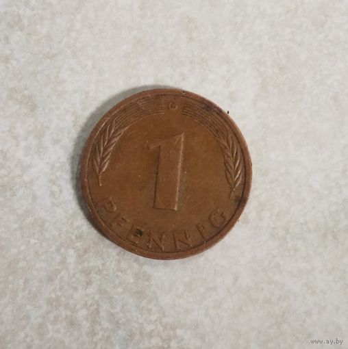 1 пфенниг 1988 G Германия ФРГ.
