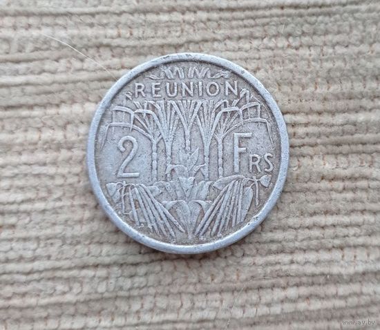Werty71 Реюньон 2 франка 1948