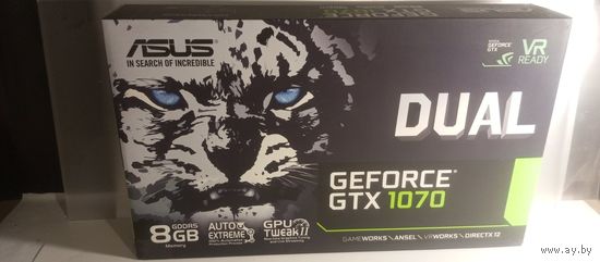 Коробка от видеокарты ASUS DUAL GF GTX 1070 8G