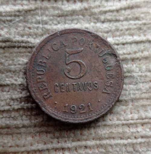 Werty71 Португалия 5 сентаво 1921