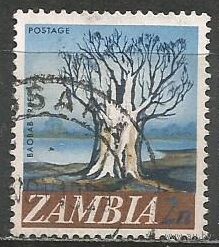 Замбия. Баобаб. 1968г. Mi#40.