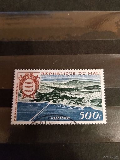 1961 республика Мали дорогая концовка серии герб города Бамако крокодилы авиапочта (2-14)