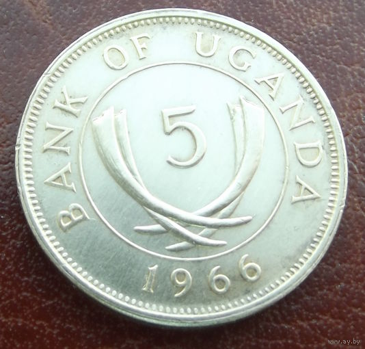 Уганда. 5 центов 1966