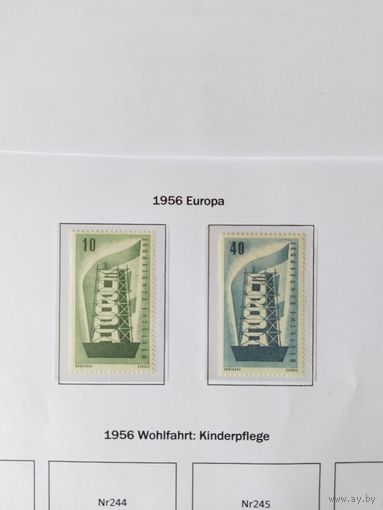 ФРГ 1956  2 м