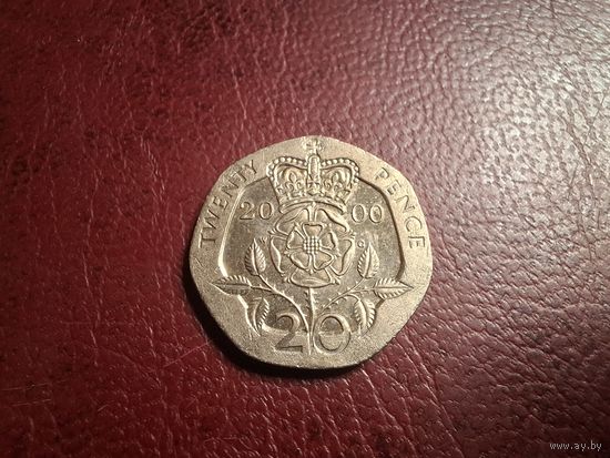 Великобритания 20 пенсов 2000