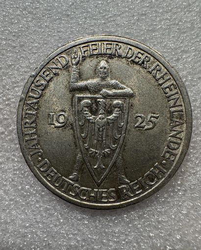 3 марки 1925 - тысячелетие Рейнланда! Веймарская Республика