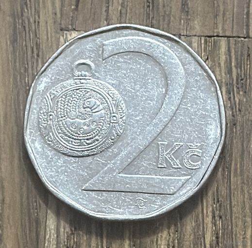 Чехия 2 Кроны 1993г.