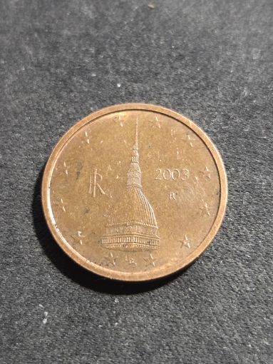 Италия 2 евроцента 2003