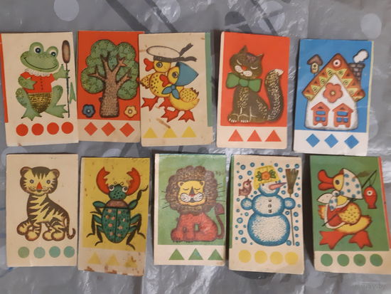 Флажки ёлочные новогодние.  СССР.  (3)