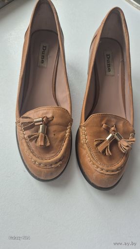 Винтажные туфли кожанные  р39