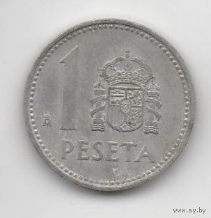 КОРОЛЕВСТВО ИСПАНИЯ  1 ПЕСЕТА 1986