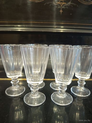 Лафитник граненый 6 штук