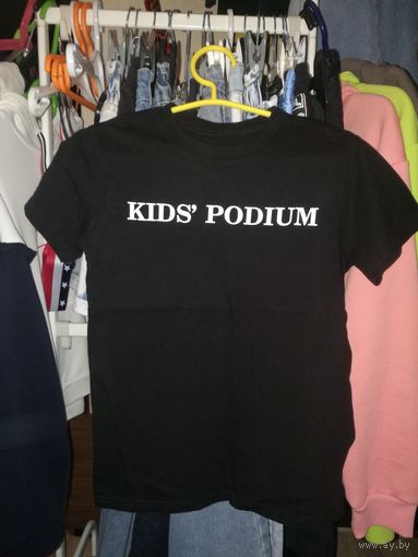 Футболка Майка брендированная Kids Podium, 8-10 лет. Новая