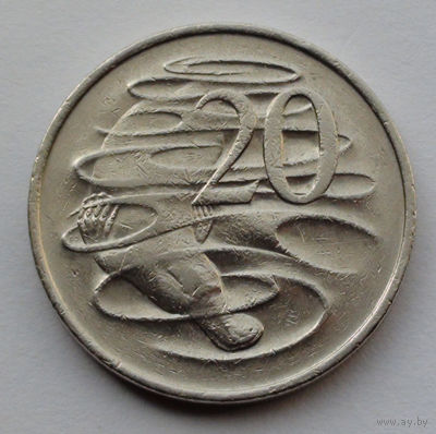 Австралия 20 центов. 1980 г.