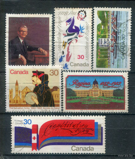 Канада - 1982г. - 6 полных серий - 6 марок - гашёные. #3-WB-76-KS-1
