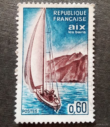 Марка Франция 1965 год Туризм