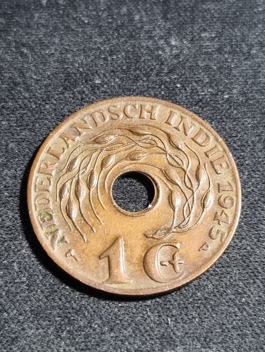 Голландская Ост-Индия 1 цент 1945