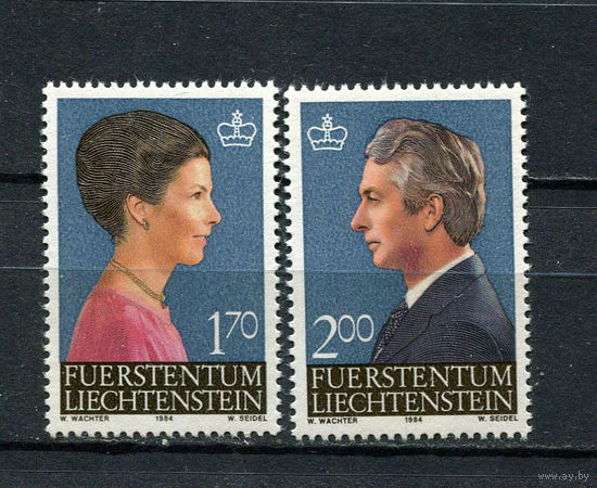Лихтенштейн - 1984 - Ханс-Адама и Мария Кински - [Mi. 864-865] - полная серия - 2 марки. MNH.  (Лот 146BS)