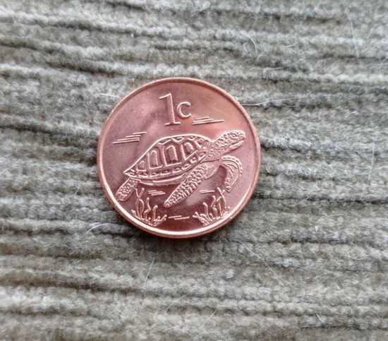 Werty71 Токелау 1 цент 2017 Елизавета 2 Черепаха