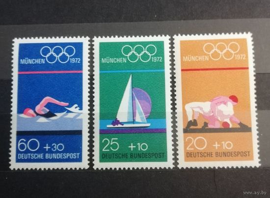 1972 ФРГ Германия Олимпиада Мюнхен
