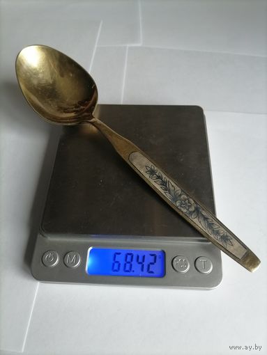Столовая ложка  серебро 875 пр.