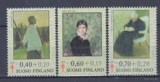 [2124] Финляндия 1975. Культура.Искусство.Живопись. СЕРИЯ MNH