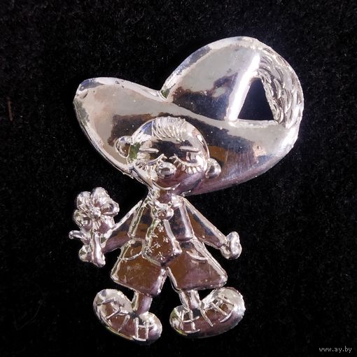 Ёлочная игрушка. Незнайка. Ретро СССР. Пластик.