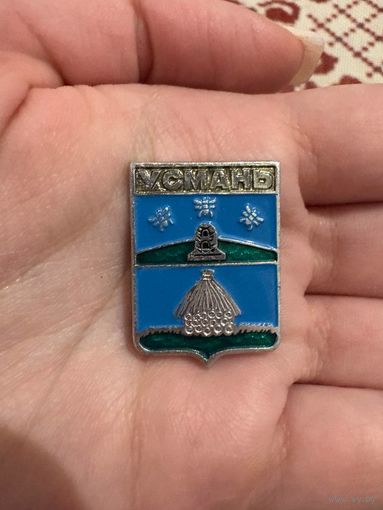 Усмань ЗНАЧОК С РУБЛЯ