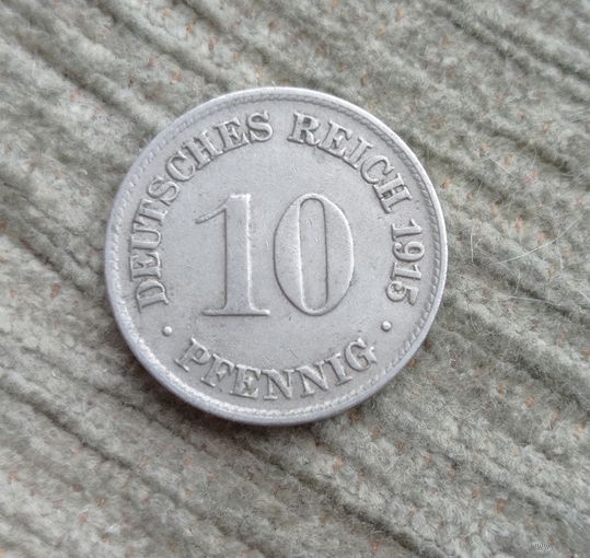 Werty71 Германия 10 пфеннигов 1915 D