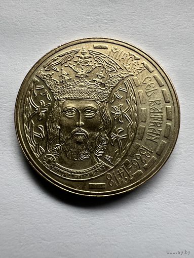 Румыния 50 бань 2011г. 625 лет началу правления Короля Мирчи Старшего