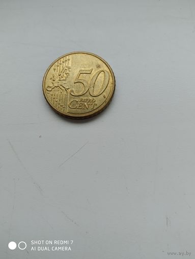 50 евроцентов Мальта, 2013 год из обращения