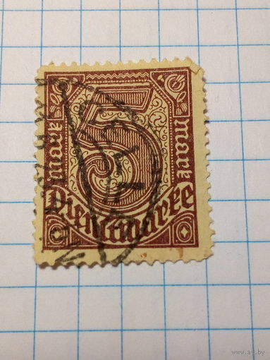 Марка Германия 1920 год