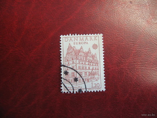 Марка Здания. Евромарки. 1978 год Дания