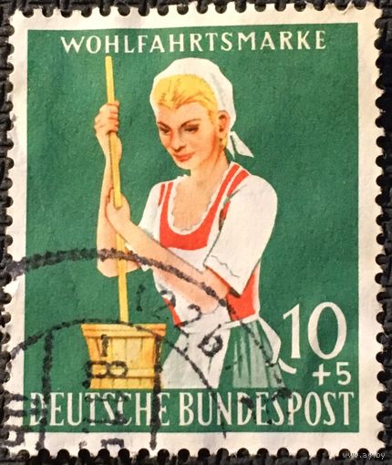 ЦІКАВІЦЬ АБМЕН! 1958, сельская гаспадарка, 10+5 пфенігаў