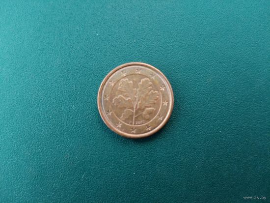 1 евроцент Германия.