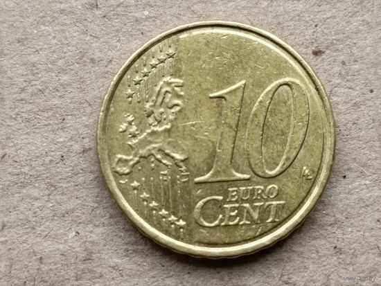 Франция 10 евроцентов, 2008г. (Н)