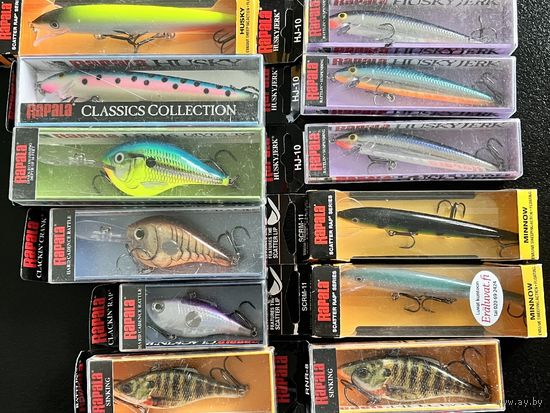 Воблеры       Rapala     --     12 шт