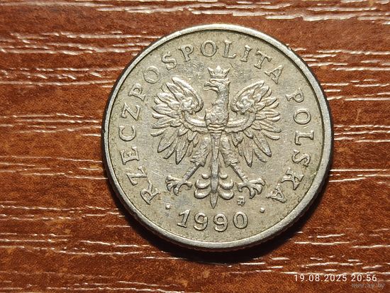 Польша 20 грошей 1990