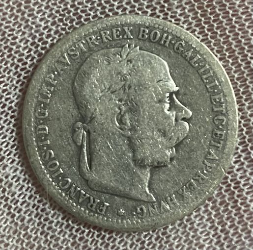 Монета Австро-Венгрия 1 крона 1894 год. Франц Иосиф I. Серебро