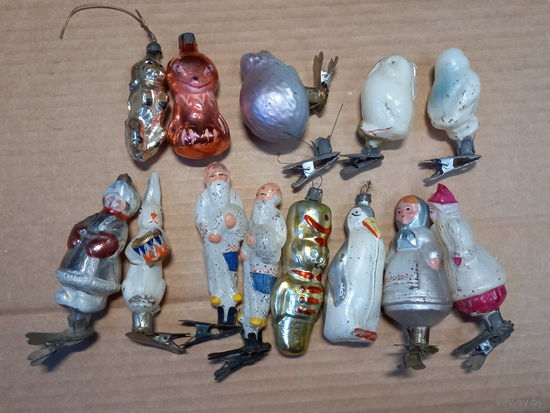 Елочная игрушка СССР 13 шт.