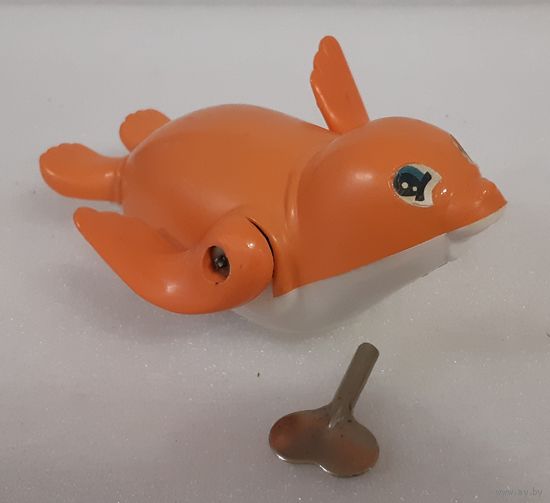 Игрушка заводная Морской Котик. СССР