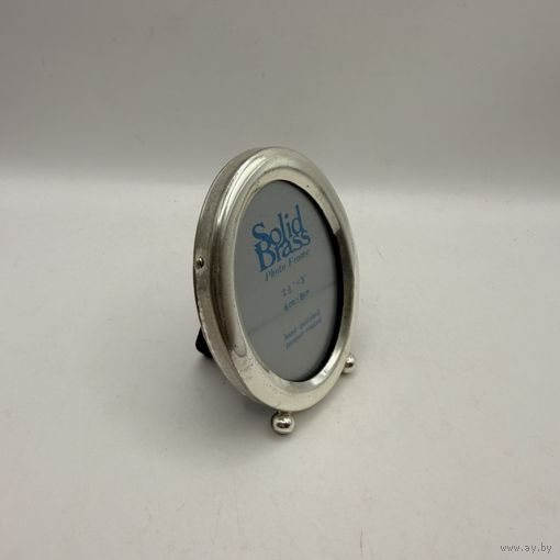 Фоторамка из посеребренной латуни. Англия. 3867