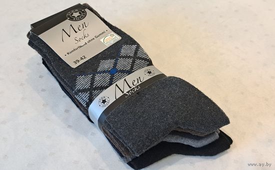 Носки Star Socks теплые 39-42 Германия  60% хлопок 5 пар куплены в Германии.
