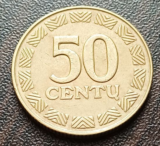 Литва 50 центов, 2000    ( 1-10-7 )